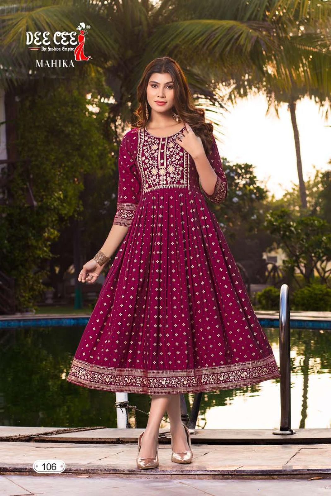 Deecee By Mahika Heavy Chanderi Printed Kurtis Catalog